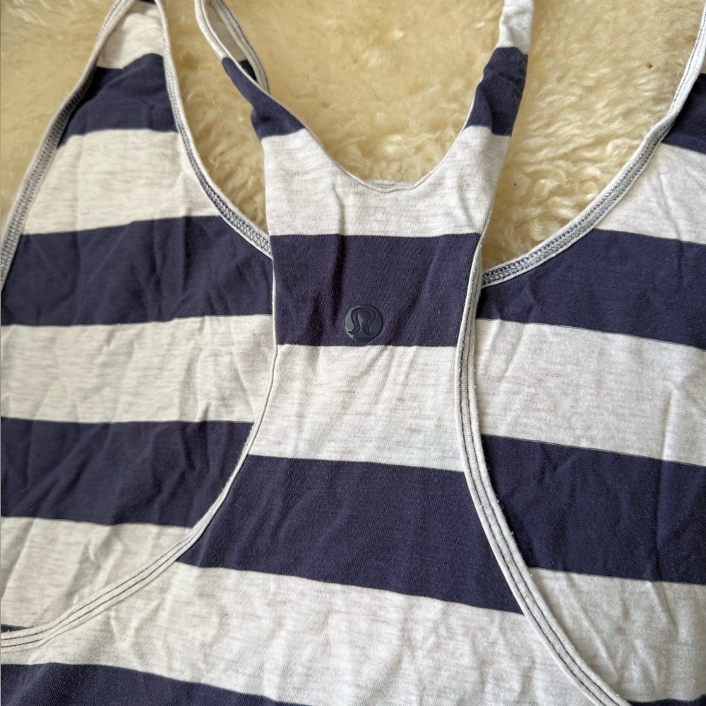 Lululemon Striped Racerback Tank - Picture 4 of 4